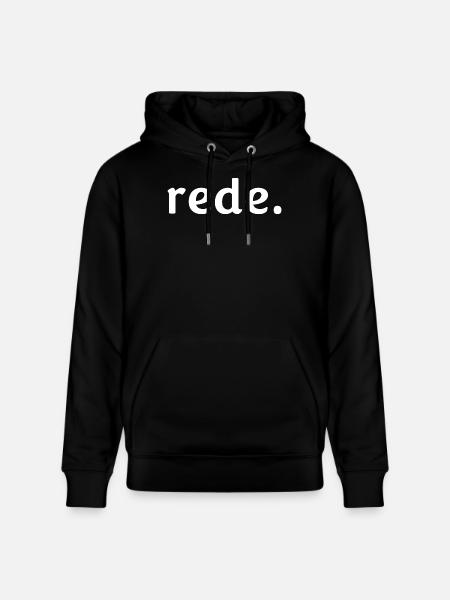 rede. - Stanley/Stella Unisex Bio-Hoodie CRUISER - Schwarz