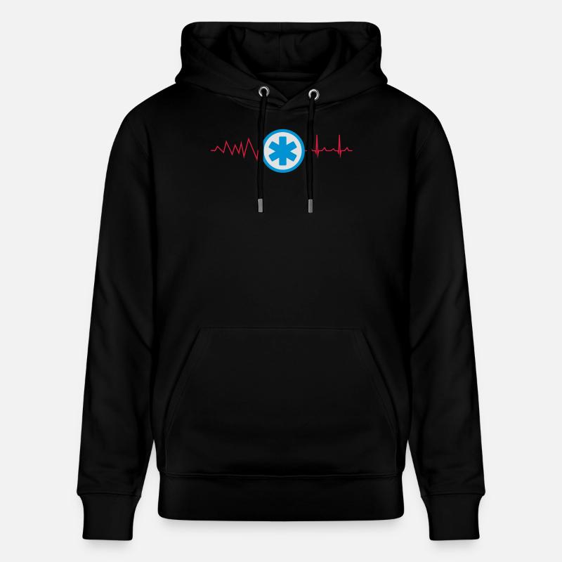 Icône uniforme de service ambulance - Sweat à capuche bio CRUISER Stanley/Stella Unisexe - noir
