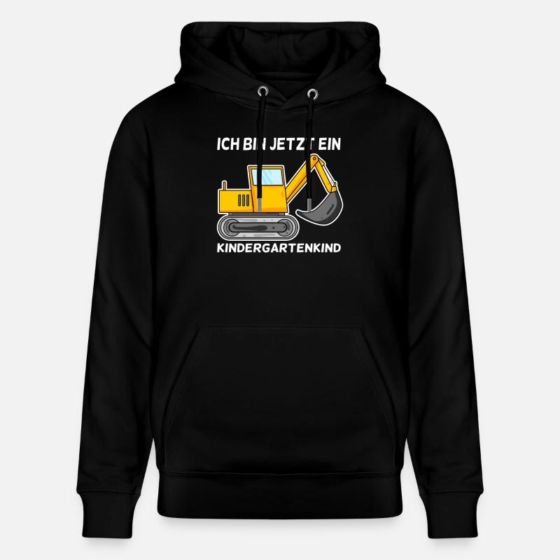 Kindergarten Bagger - Stanley/Stella Unisex Bio-Hoodie CRUISER  - Schwarz