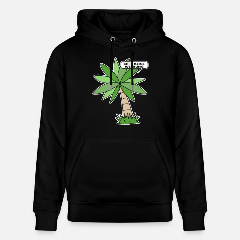 Bitte keine Werbung - Stanley/Stella Unisex Bio-Hoodie CRUISER  - Schwarz
