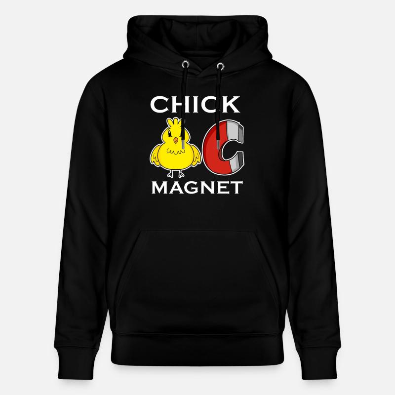 Aimant de poussin - Sweat à capuche bio CRUISER Stanley/Stella Unisexe - noir