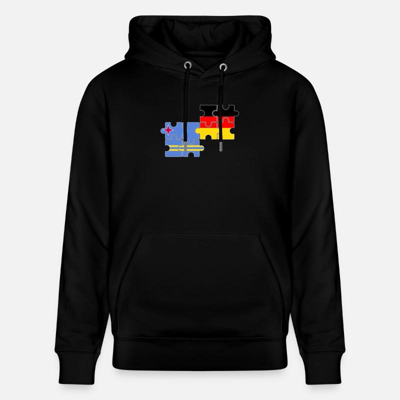 Aruba Allemagne Drapeau allemand Arubans - Sweat à capuche bio CRUISER Stanley/Stella Unisexe - noir