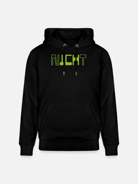 Nicht ICH - ICH Nicht  - Stanley/Stella Unisex Bio-Hoodie CRUISER  - Schwarz