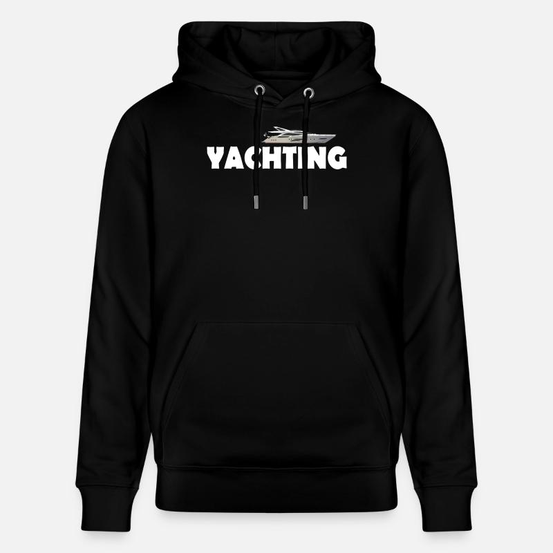 Yachting - Sweat à capuche bio CRUISER Stanley/Stella Unisexe - noir