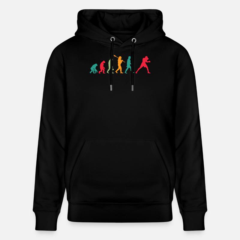 Évolution de la boxe - Sweat à capuche bio CRUISER Stanley/Stella Unisexe - noir