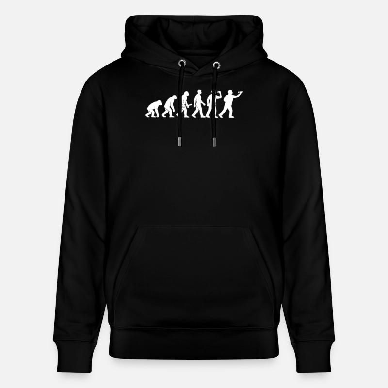 Evolution der Technik - Stanley/Stella Unisex Bio-Hoodie CRUISER  - Schwarz