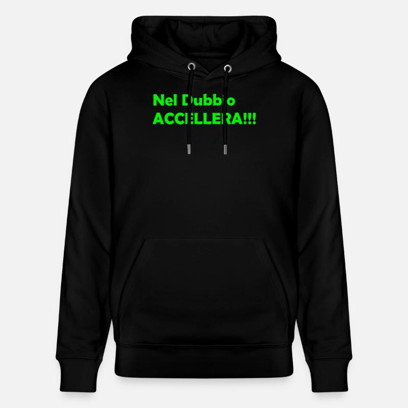 Nel_Dubbio_Accellera!!! - Sweat à capuche bio CRUISER Stanley/Stella Unisexe - noir
