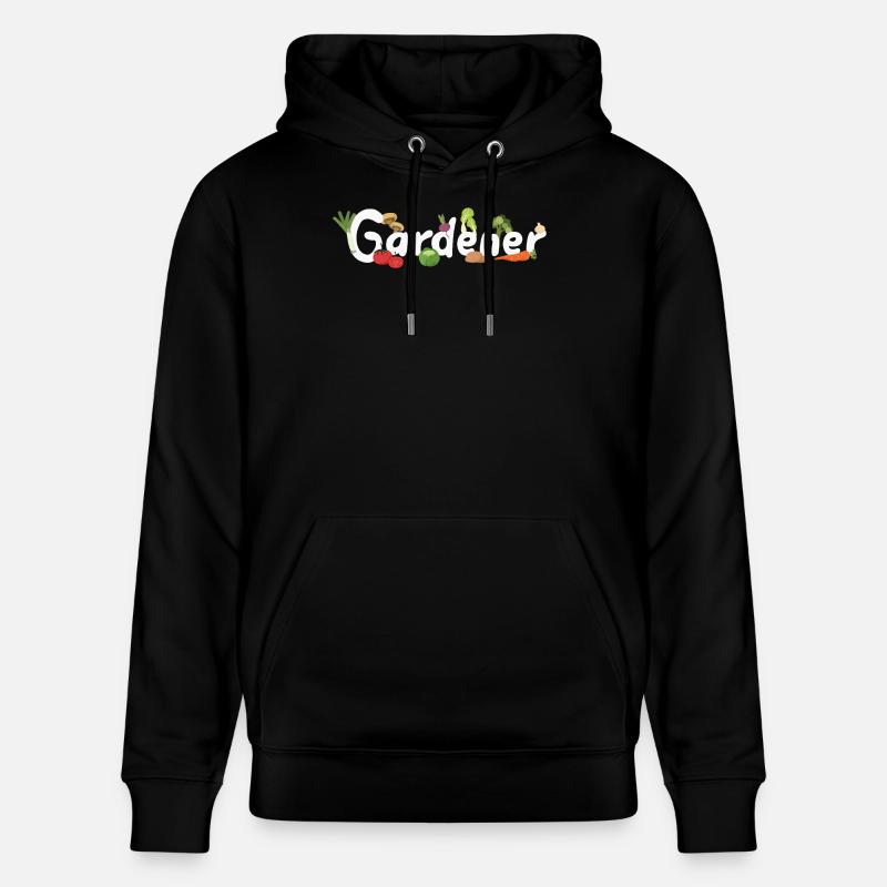 Jardinier Jardin jardinier - Sweat à capuche bio CRUISER Stanley/Stella Unisexe - noir