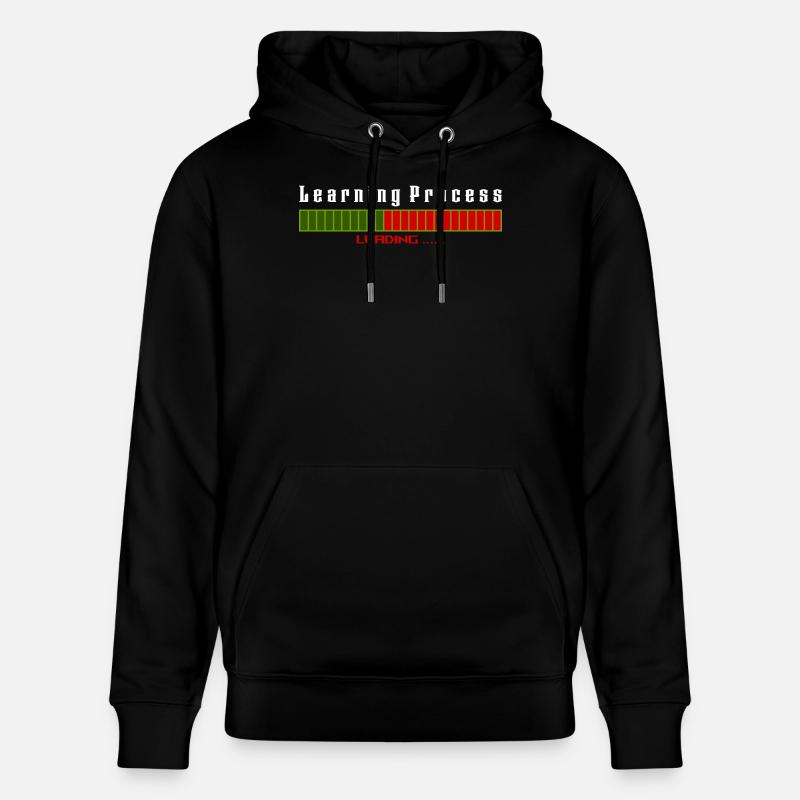 Learning Process Loading black shirt - Stanley/Stella CRUISER Unisex Organic Hoodie - black
