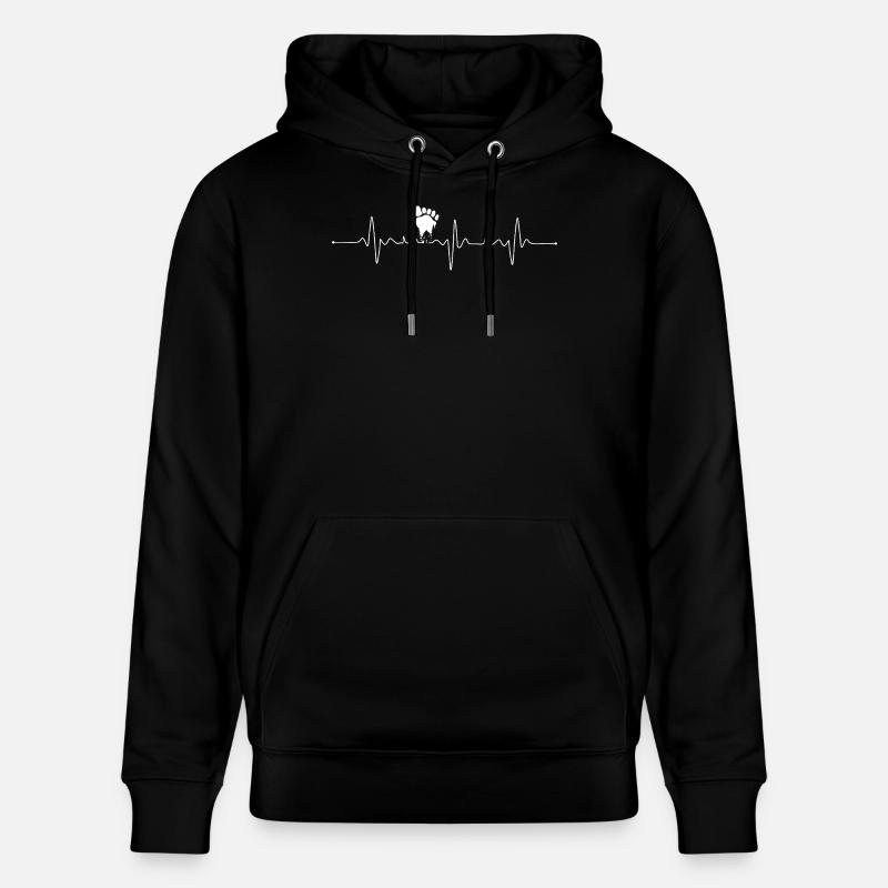 Bigfoot Sasquatch Cache-cache Dictons - Sweat à capuche bio CRUISER Stanley/Stella Unisexe - noir