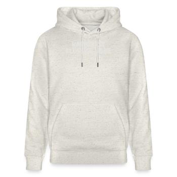 Kaffee ist flüssige Liebe - Stanley/Stella Unisex Bio-Hoodie CRUISER  - Beige meliert - Vorne - Alina (178cm) & Michal (187cm)