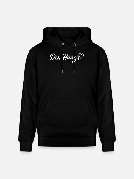 Den Haag Herzschlag Niederlande - Stanley/Stella Unisex Bio-Hoodie CRUISER - Schwarz
