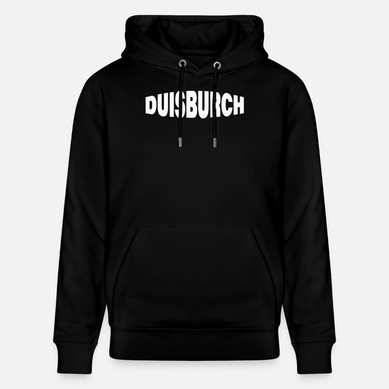 DUISBURCH - Stanley/Stella Unisex Bio-Hoodie CRUISER  - Schwarz