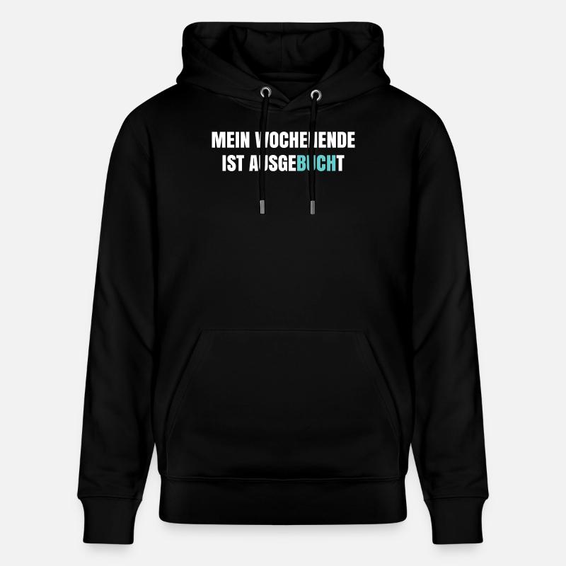 Mon week-end est complet - Sweat à capuche bio CRUISER Stanley/Stella Unisexe - noir