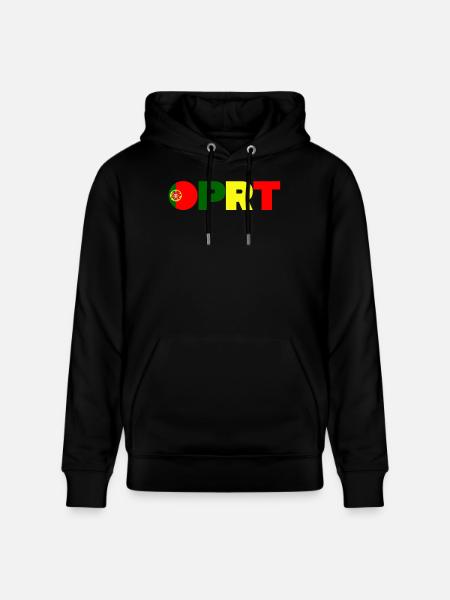 Portugal - Stanley/Stella CRUISER Unisex Organic Hoodie - black