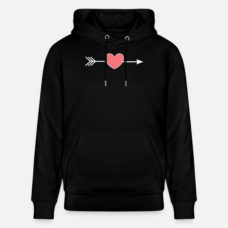 Cadeau Saint-Valentin Saint-Valentin - Sweat à capuche bio CRUISER Stanley/Stella Unisexe - noir