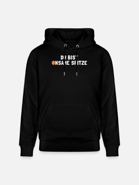 Ostern Spruch Kompliment - Stanley/Stella Unisex Bio-Hoodie CRUISER  - Schwarz