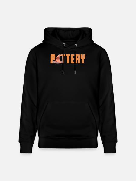 Pottery Creative Crafts Passion - Stanley/Stella CRUISER Unisex Organic Hoodie - black