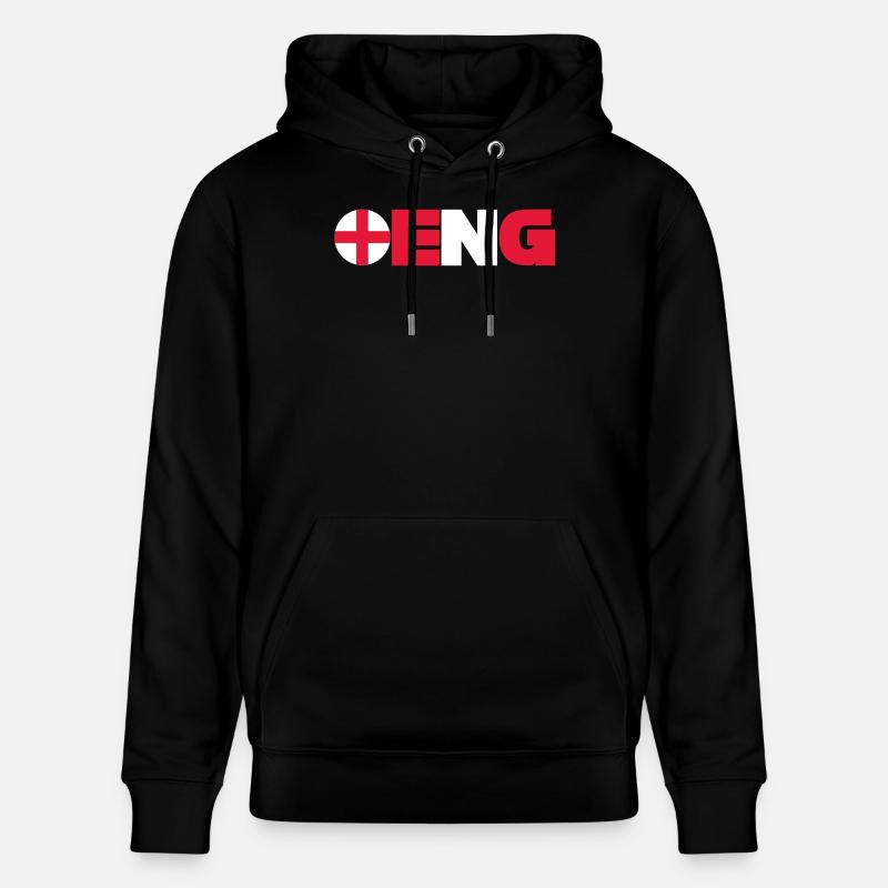 Angleterre - Sweat à capuche bio CRUISER Stanley/Stella Unisexe - noir