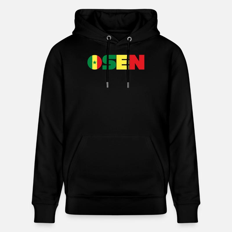 Sénégal - Sweat à capuche bio CRUISER Stanley/Stella Unisexe - noir