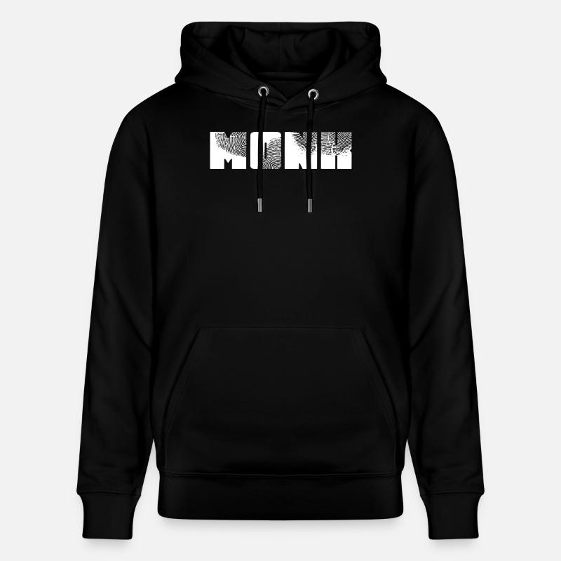 Moine - Sweat à capuche bio CRUISER Stanley/Stella Unisexe - noir