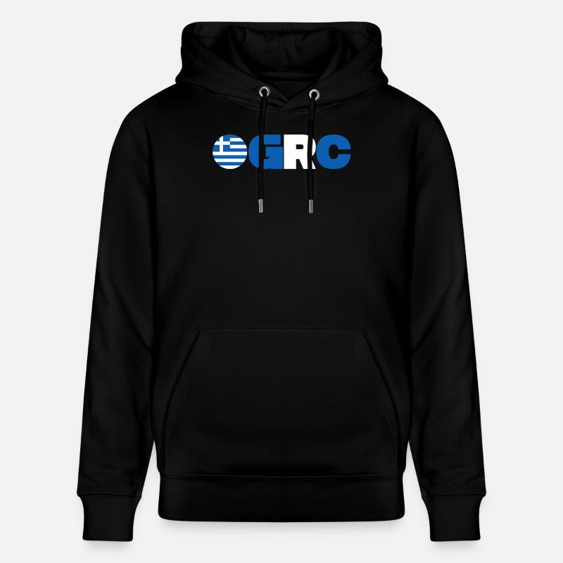 Grèce - Sweat à capuche bio CRUISER Stanley/Stella Unisexe - noir