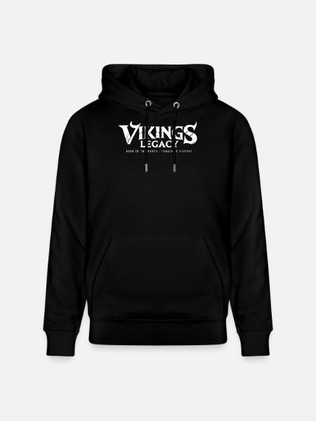 Vikings Legacy - Stanley/Stella CRUISER Unisex Organic Hoodie - black