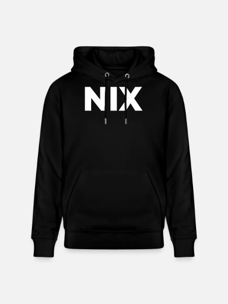 Nix - einfach nichts | Garnichts | Geschenk - Stanley/Stella Unisex Bio-Hoodie CRUISER  - Schwarz
