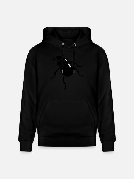 Scarabaeus Käfer / beetle (2c) - Stanley/Stella CRUISER Unisex Organic Hoodie - black