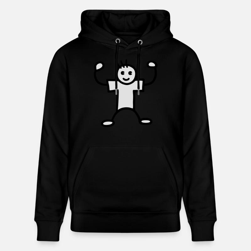 Muscles - V2 - Sweat à capuche bio CRUISER Stanley/Stella Unisexe - noir