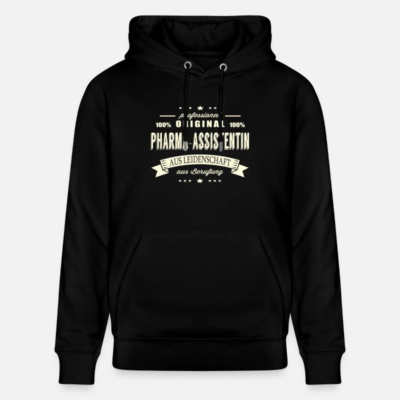 Pharma-Assistentin aus Leidenschaft - Stanley/Stella Unisex Bio-Hoodie CRUISER  - Schwarz