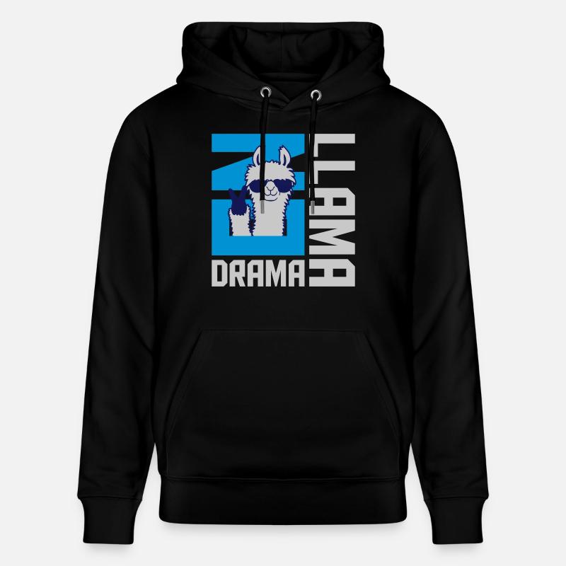 Aucune citation de Drama Llama - Sweat à capuche bio CRUISER Stanley/Stella Unisexe - noir