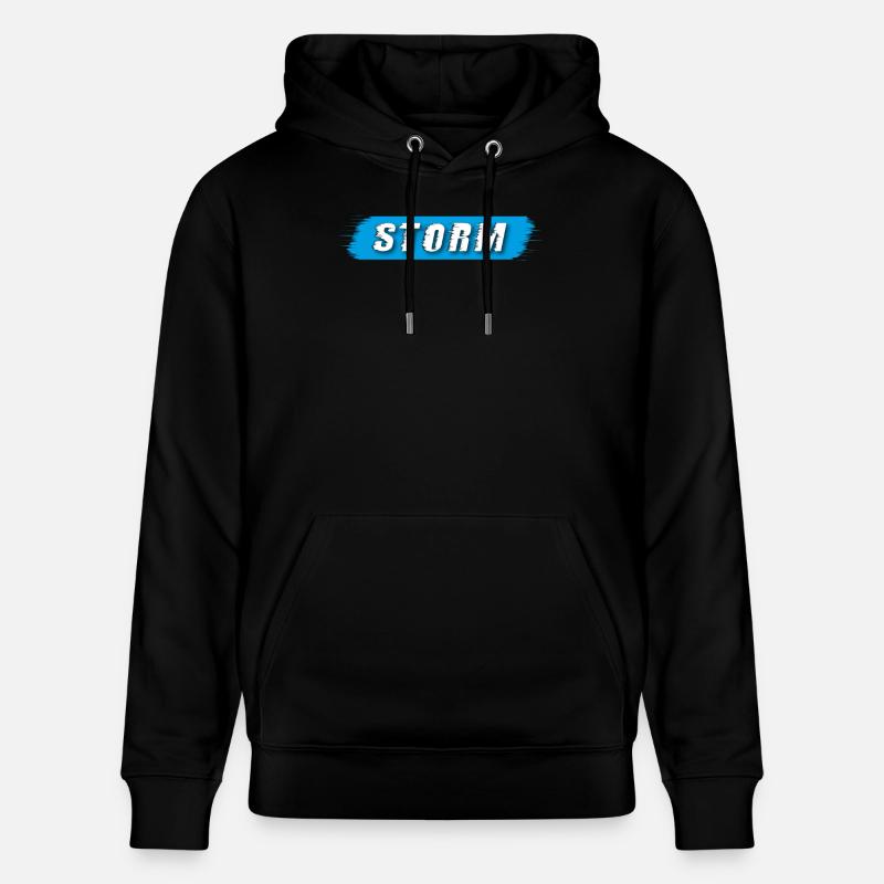 Tempête - Design intemporel - Sweat à capuche bio CRUISER Stanley/Stella Unisexe - noir