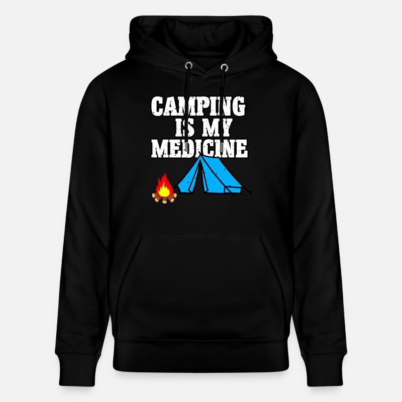 Médecine de camping - Sweat à capuche bio CRUISER Stanley/Stella Unisexe - noir