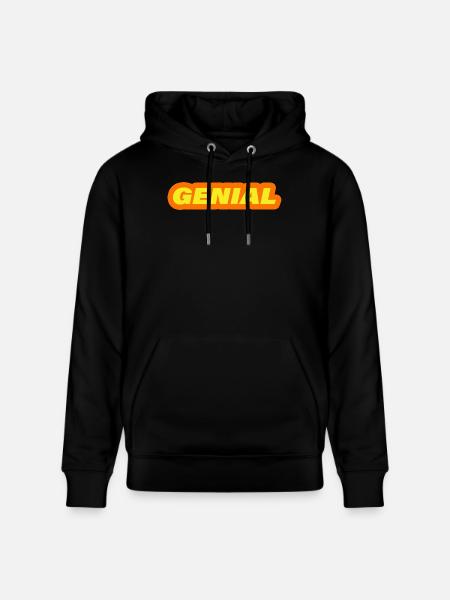 ingenious - Stanley/Stella CRUISER Unisex Organic Hoodie - black