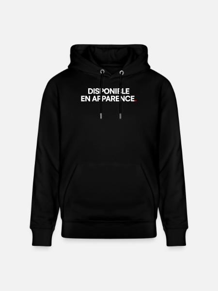 Disponible en apparence - Sweat à capuche bio CRUISER Stanley/Stella Unisexe - noir