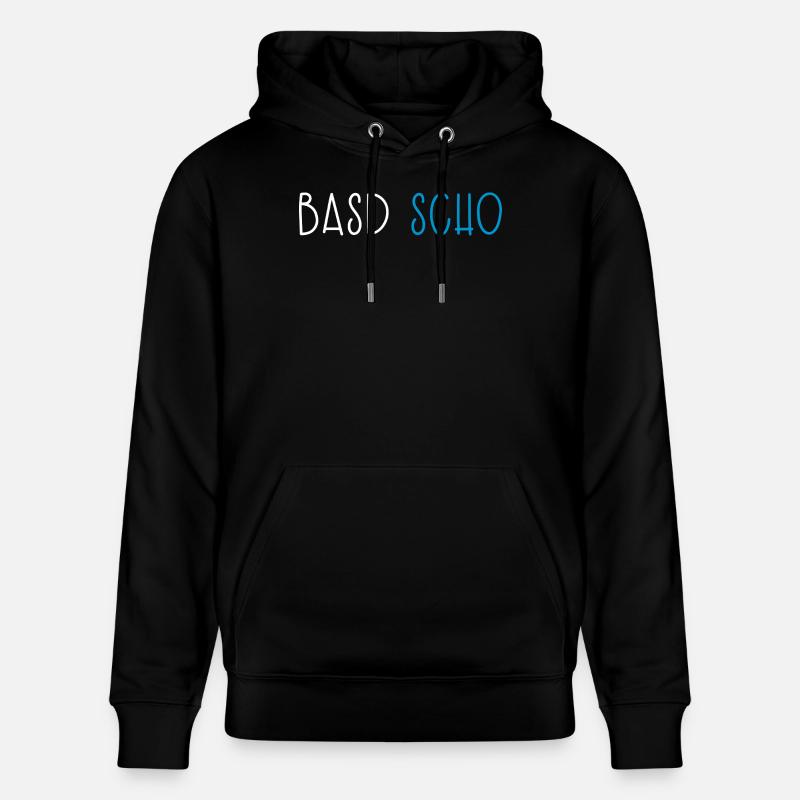 Basd Scho Bavière Dialecte bavarois - Sweat à capuche bio CRUISER Stanley/Stella Unisexe - noir