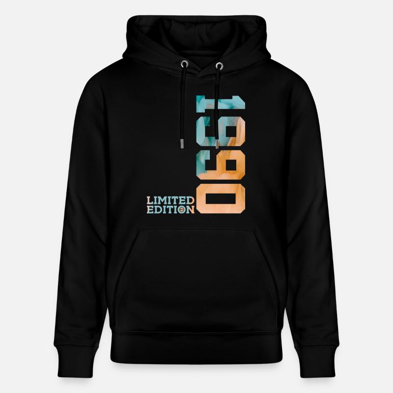 36E ANNIVERSAIRE ÉDITION LIMITÉE 1990 - Sweat à capuche bio CRUISER Stanley/Stella Unisexe - noir