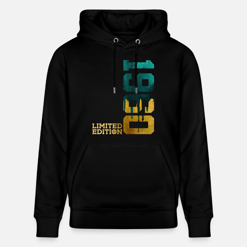 66E ANNIVERSAIRE ÉDITION LIMITÉE 1960 - Sweat à capuche bio CRUISER Stanley/Stella Unisexe - noir