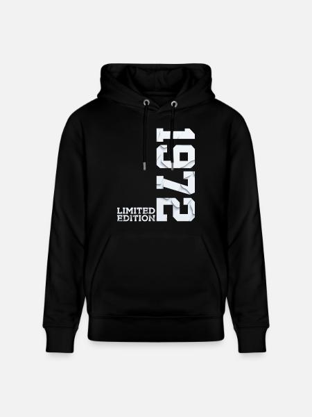 54TH BIRTHDAY LIMITED EDITION 1972 - Stanley/Stella CRUISER Unisex Organic Hoodie - black