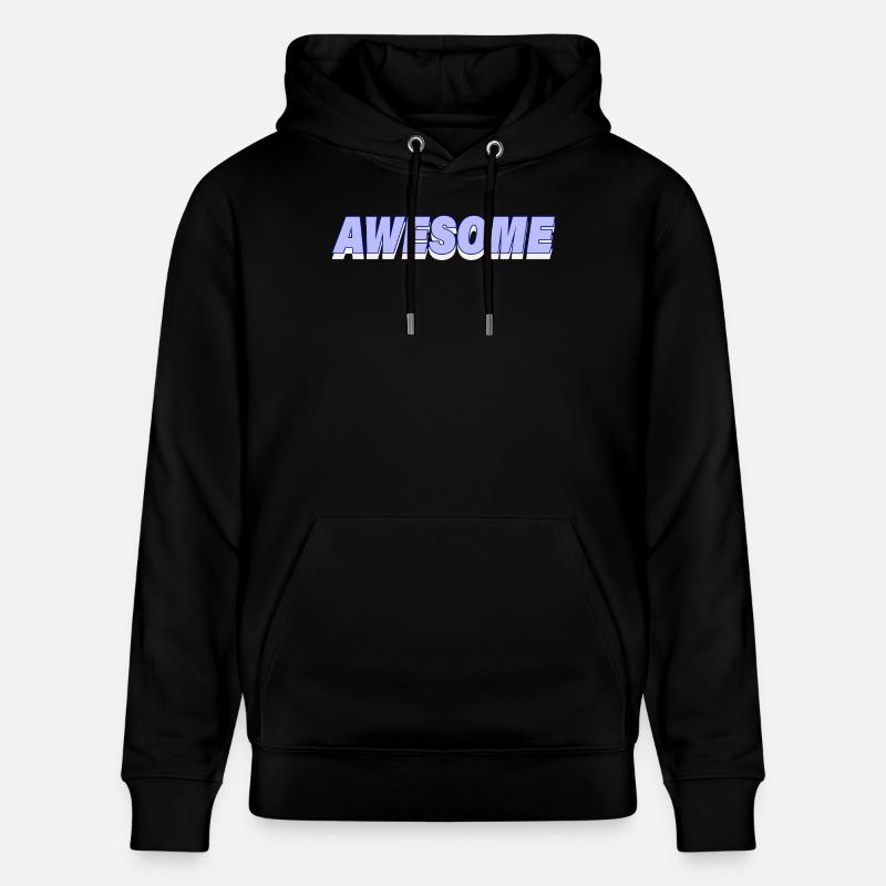 AWESOME - Stanley/Stella Unisex Bio-Hoodie CRUISER  - Schwarz