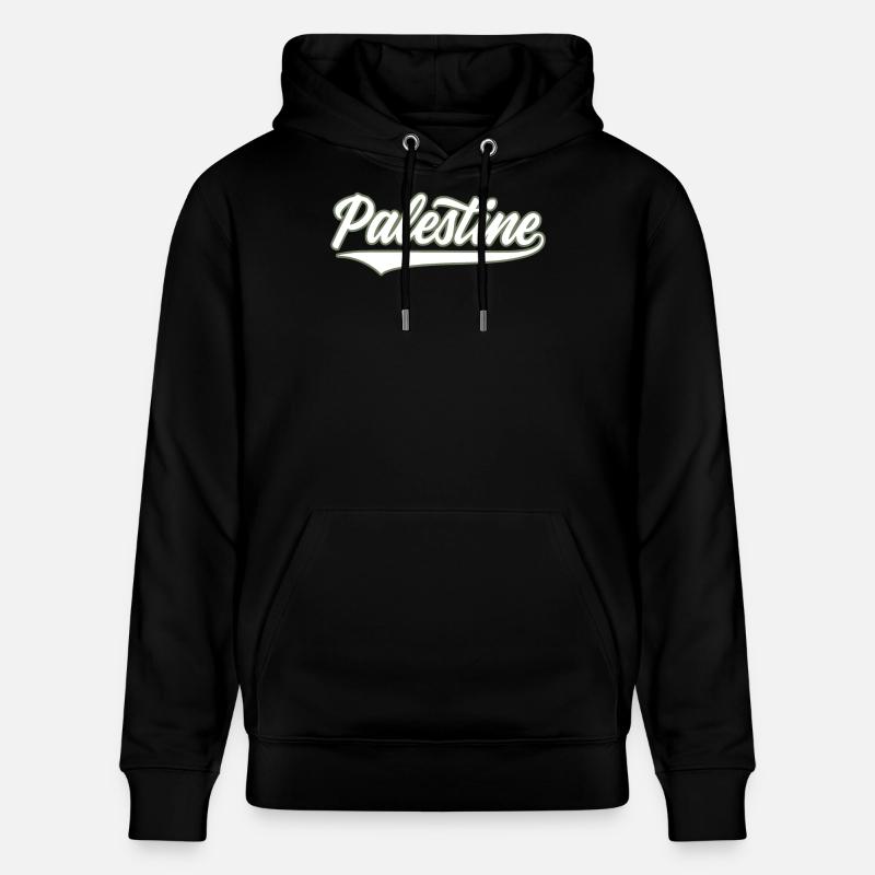 Palestine style baseball vert olive-blanc - Sweat à capuche bio CRUISER Stanley/Stella Unisexe - noir