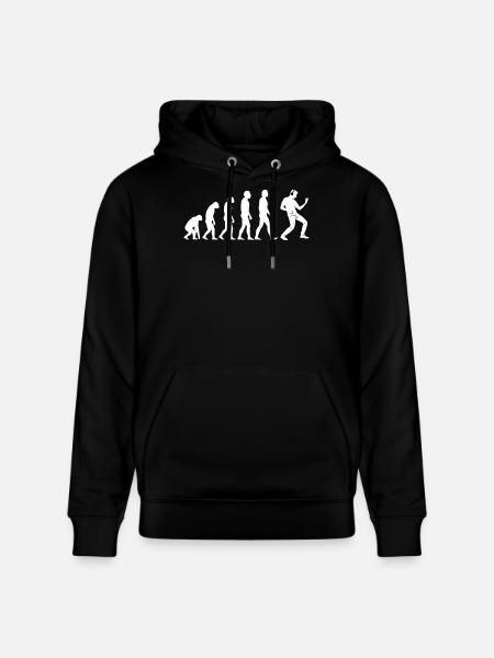 Luftgitarre Air Guitar - Stanley/Stella CRUISER Unisex Organic Hoodie - black