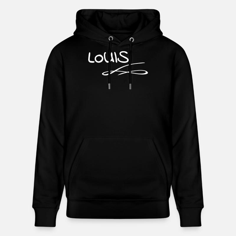 Nom Louis - Sweat à capuche bio CRUISER Stanley/Stella Unisexe - noir