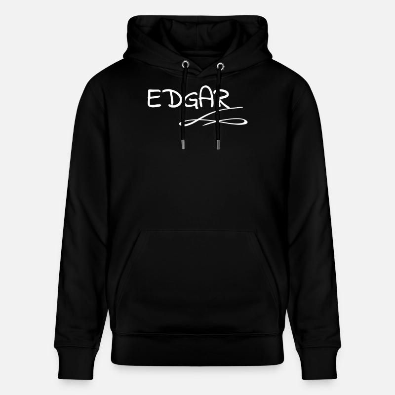 Edgar als Name - Stanley/Stella Unisex Bio-Hoodie CRUISER - Schwarz