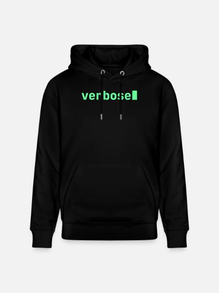 Feeling Verbose | Developer mood - Stanley/Stella CRUISER Unisex Organic Hoodie - black