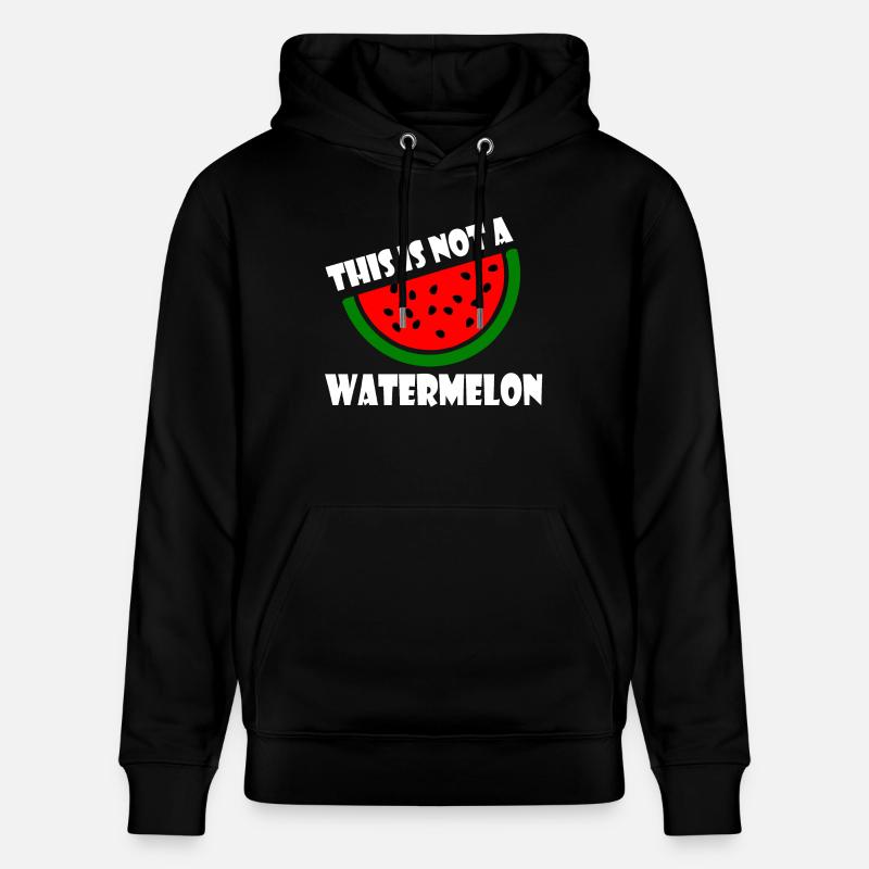 THIS IS NOT A WATERMELON - Sweat à capuche bio CRUISER Stanley/Stella Unisexe - noir