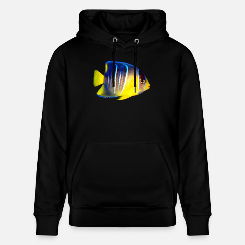 poisson - Sweat à capuche bio CRUISER Stanley/Stella Unisexe - noir