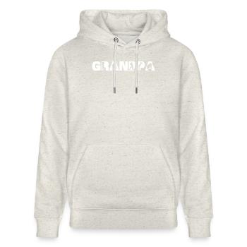 Funny Bird Watching Grandpa Hobby Observer Gift Da - Stanley/Stella CRUISER Unisex Organic Hoodie - heather oatmeal - Front - Alina (178cm) & Michal (187cm)