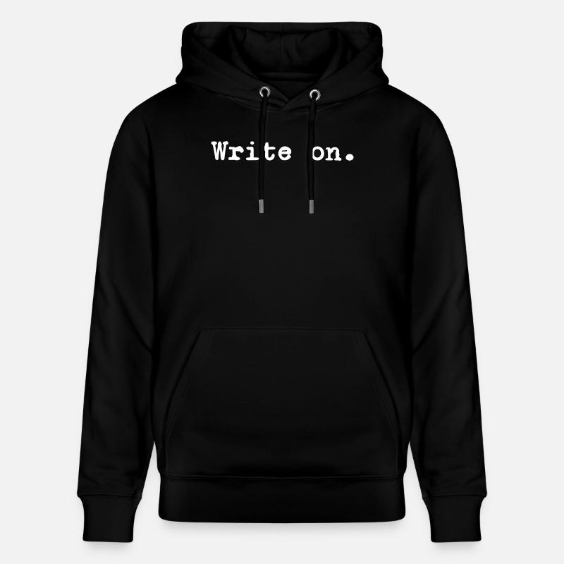 Continuez à écrire - Sweat à capuche bio CRUISER Stanley/Stella Unisexe - noir